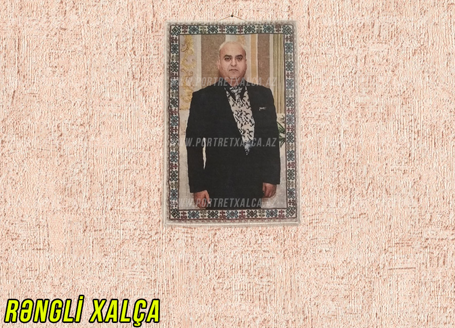 Portret rengli xalca 14